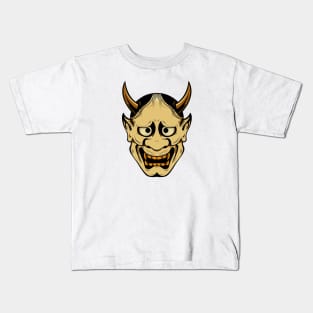 japanese devil mask Kids T-Shirt